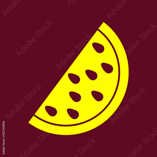 Watermelon trendy artwork delightful abstract vector illustration colorful applied design