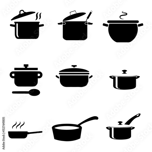 A set of Coocking Pot icon