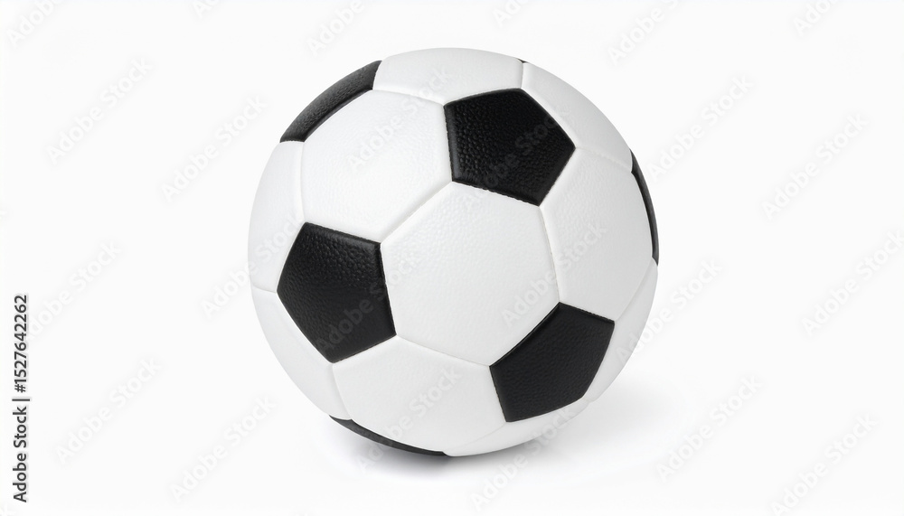 Naklejka premium Classic Black and White Soccer Ball