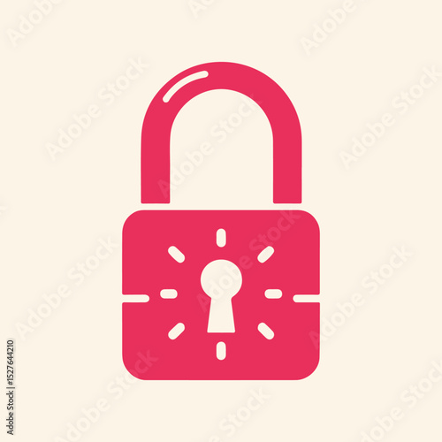 Lock trendy artwork ravishing abstract vector illustration colorful applied design