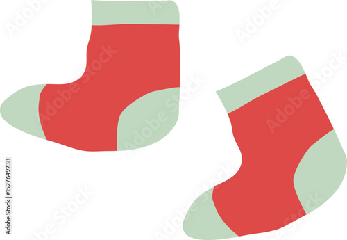 cute socking in vector