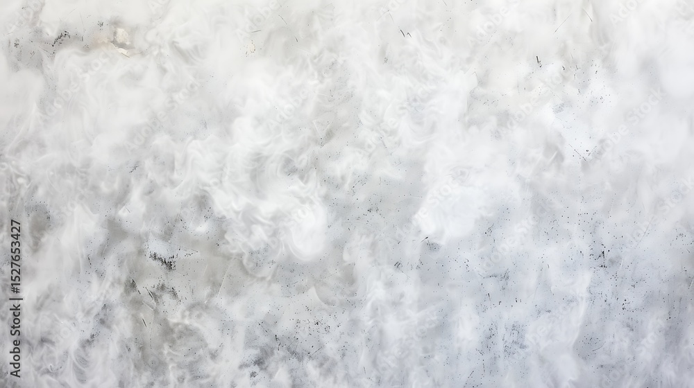 Obraz premium Cloudy white mist with layered texture on neutral background - .