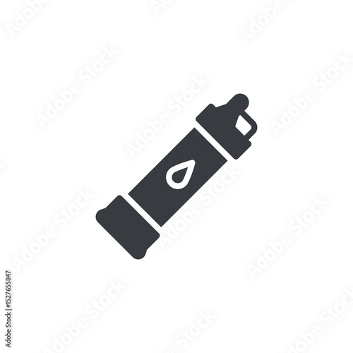 Portable water purification vector icon