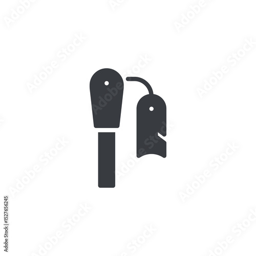 Fire striker kit vector icon