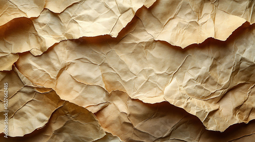 Close-up of recycled paper fiber texture, eco-conscious sustainable background
