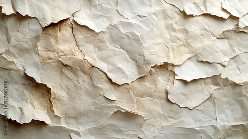 Close-up of recycled paper fiber texture, eco-conscious sustainable background