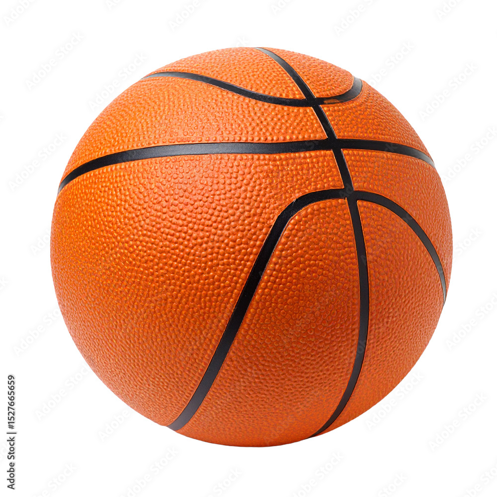 Fototapeta premium Basketball with transparent background