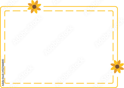 Floral Frame Border