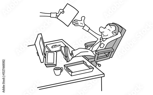 Person relaxing in modern recliner chair