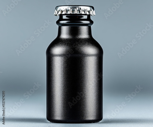 black bottle isolated
