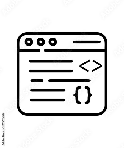 code and development icon