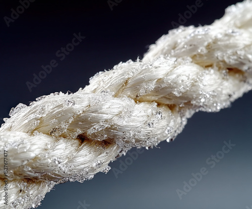white rope isolated