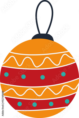 christmas ball illustration