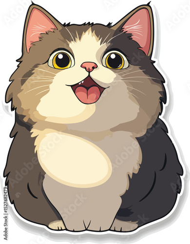 Shocked Pet Expression Illustration