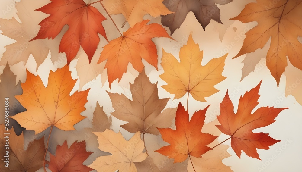 Vibrant autumn leaves in shades of orange and red create a beautiful fall scene. Vibrant autumn leaves in shades of orange and red create a beautiful fall scene.