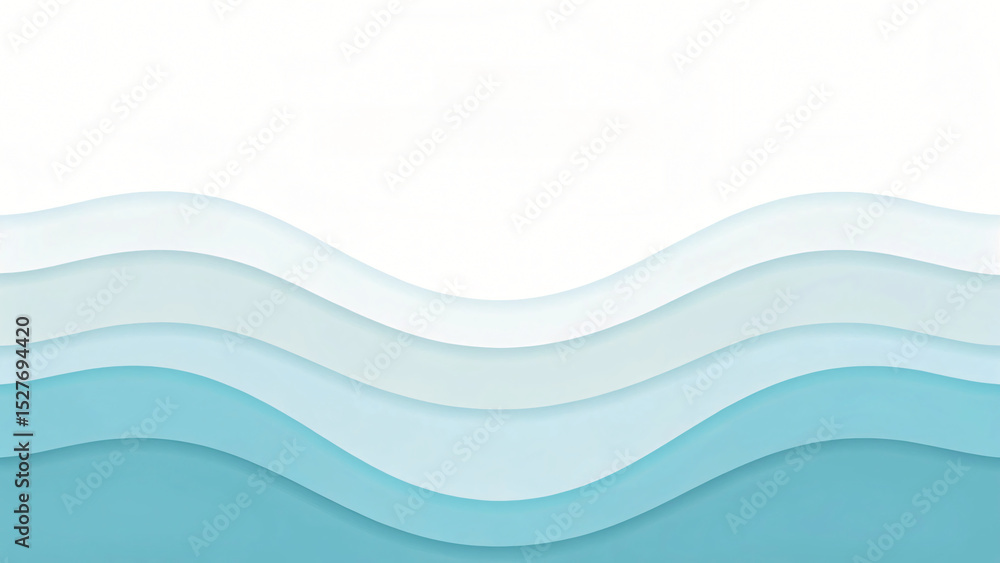 Fototapeta premium Abstract blue wave design with flowing lines and light, perfect for modern digital and business backgrounds