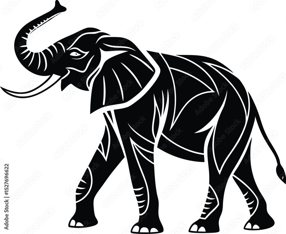 Obraz premium realistic elephant