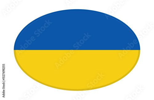 Ukraine flag ellipse shaped. vector Free Download Ukraine flag ellipse shaped. vector - GFXLoad