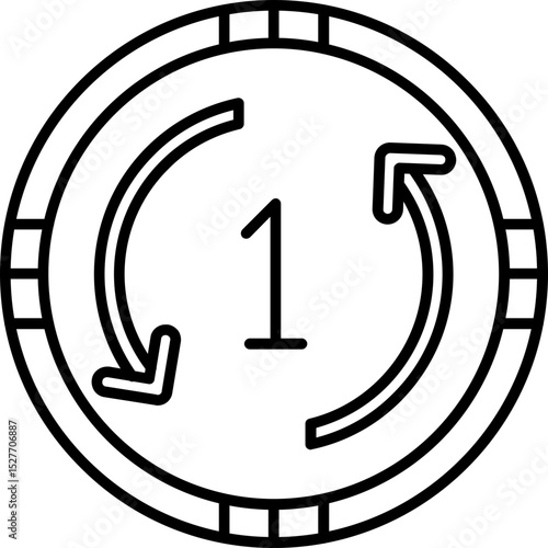 Repeat once Icon