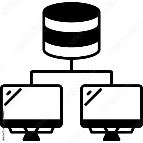 Distributed Caching Layer Icon