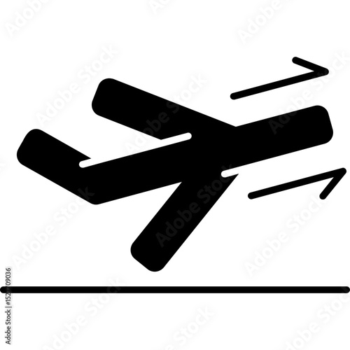 Vertical Takeoff and Landing Icon