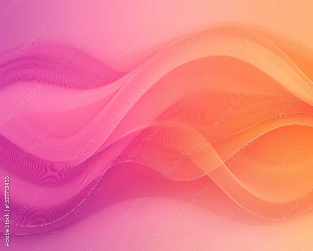 Abstract Pink to Orange Gradient Wave Background Abstract Pink to Orange Gradient Wave Background