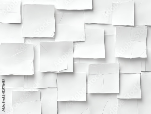 Wallpaper Mural Abstract White Square Background Texture Torontodigital.ca