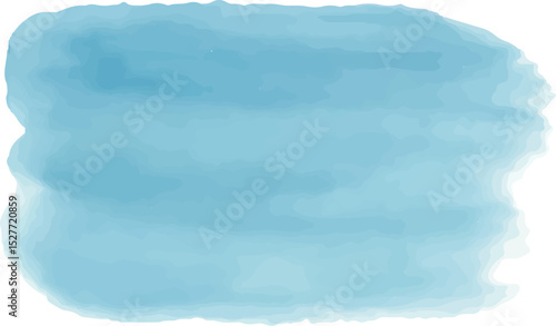 A soft blue watercolor splash with smooth gradients, ideal for backgrounds, creative designs, or artistic illustrations