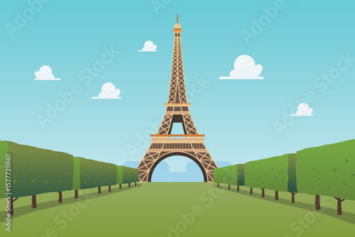 Eifel tower against the sky