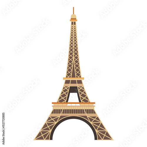 Eiffel tower vector icon