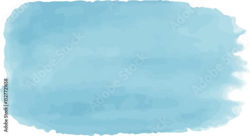 A soft blue watercolor splash with smooth gradients, ideal for backgrounds, creative designs, or artistic illustrations
