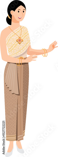 bride cartoon Asian character modern style avatar