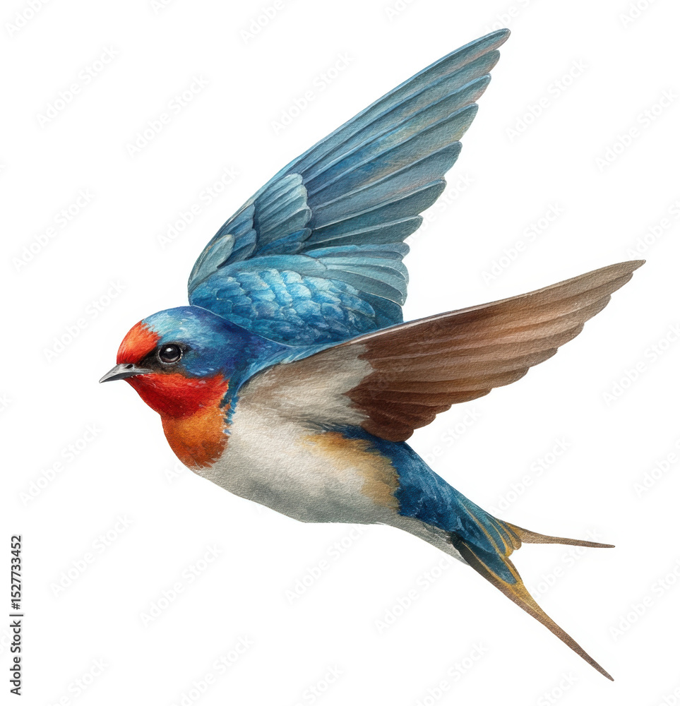 Obraz premium Bird watercolor clipart