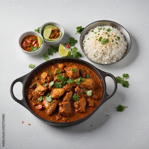 Traditional homemade Mutton curry Asian cuisine Chukhandar gosht Spicy meat beef lamb curry mutton roast Indian spices. side dish Ghee rice, Appam, Puttu Delhi Rajasthan Kerala India Sri Lankan See Le