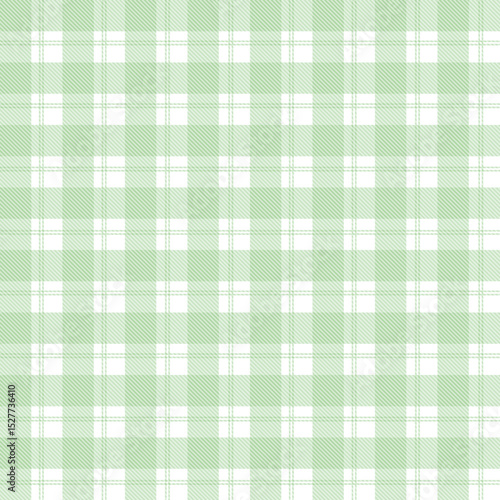 green plaid fabric texture