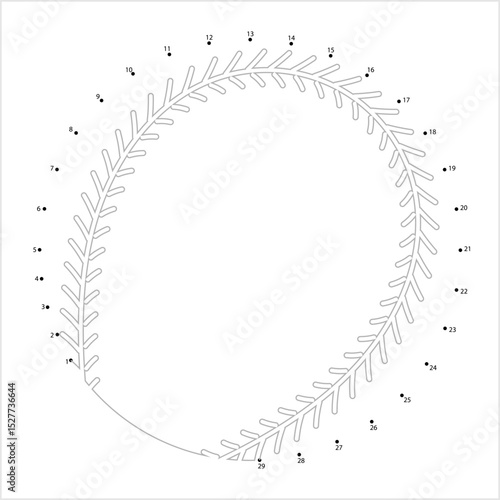 Baseball Icon Dot To Dot Y_2303001