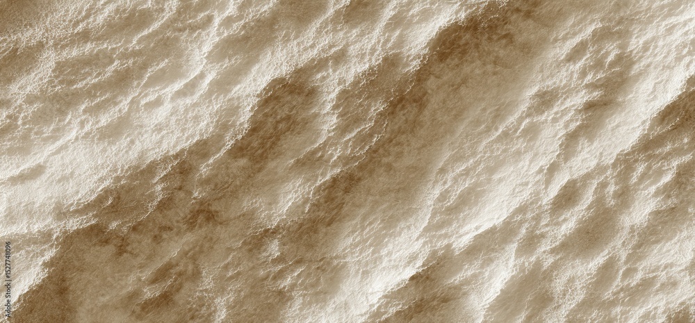 Obraz premium A textured, earthy background with subtle waves and variations in light and shadow, resembling a natural surface or geological formation.