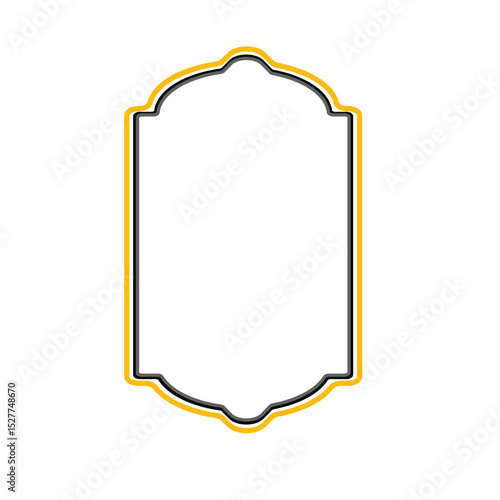 Islamic   Iranian Art Design Text Box Floral Vector Islamic floral design Islamic frame design  