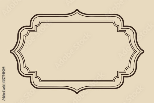 Vintage vector set of ornate floral frames and borders for labels, tags, and card designs