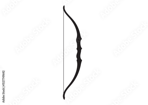archer bow logo silhouette vector, bow and arrow logo icon silhouette, bow and arrow silhouette logo vector, bow and arrow silhouette vector logo on white background