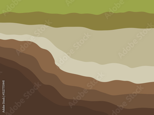 Abstract soil and rock layers