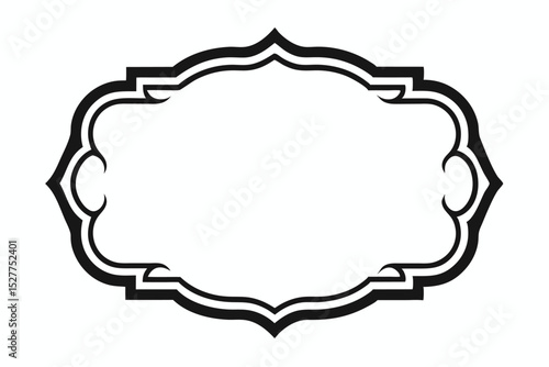 Vintage vector set of round floral frames with ornate decoration, perfect for labels, invitations, or card designs