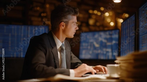 Financial Fraud Investigation Office Setting