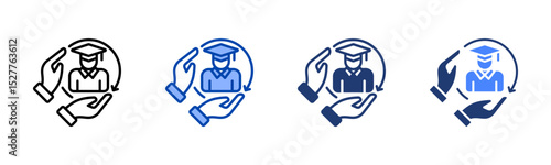 Loyalty icon sheet multiple style collection
