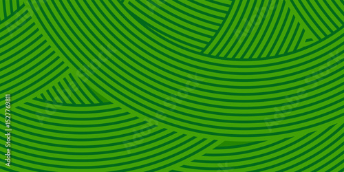 farm green banner, organic abstract background with fields. wavy green lines, natural organic products. ecology background. striped farmer green Pattern