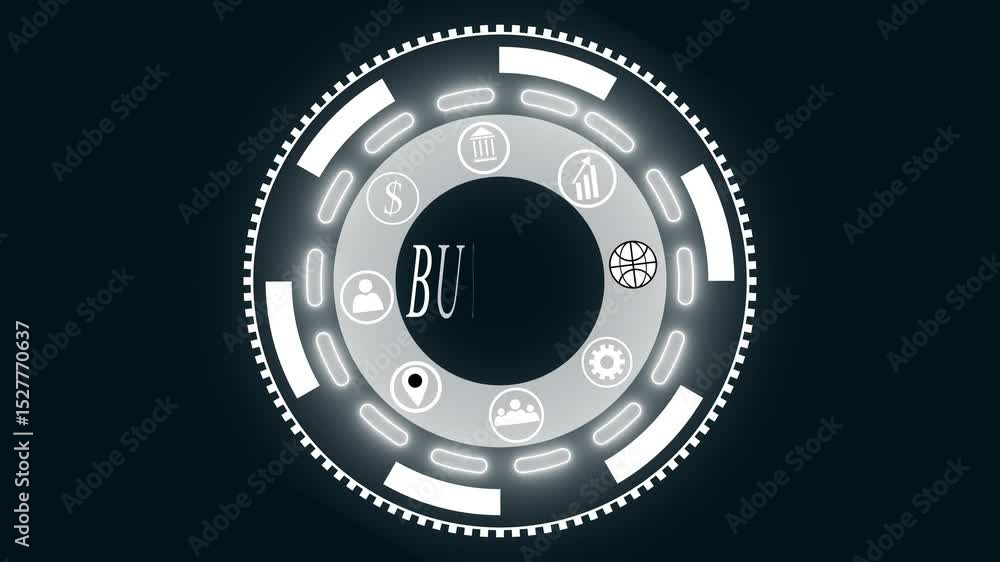 A Business concept on a futuristic , Seamless loop technology network background concept . Futuristic digital technology animated background A Business concept on a futuristic , Seamless loop technology network background concept . Futuristic digital technology animated background
