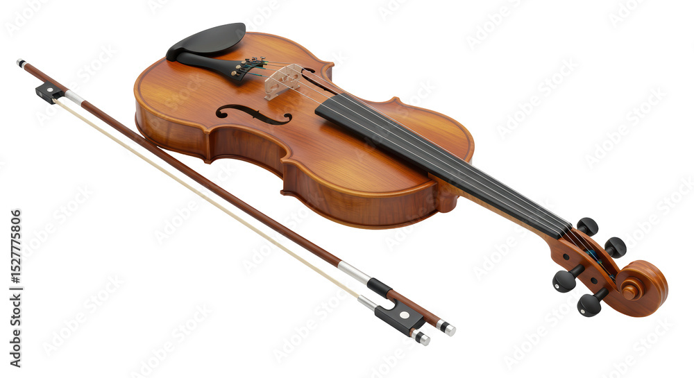 Fototapeta premium Isolated Violin
