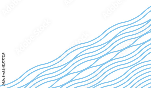 wave pattern water line background design template