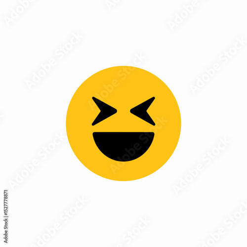 funny impression icon sign vector