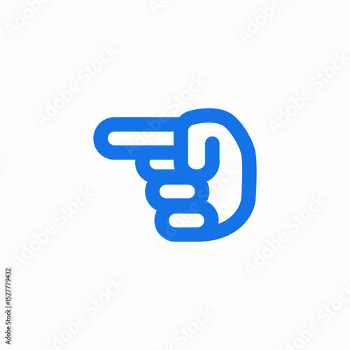 pointing left icon sign vector Free Download pointing left icon sign vector - GFXLoad